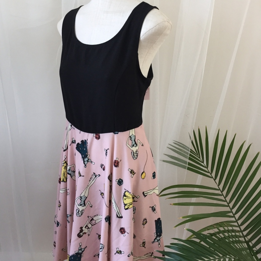 SmakParlour Paper Doll Dress (Sz XL fits like a L) - Picture 4 of 6